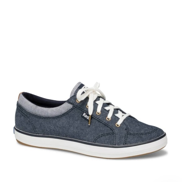 Keds Shoes - Keds Women's Centre II Chambray Denim Blue Sneakers